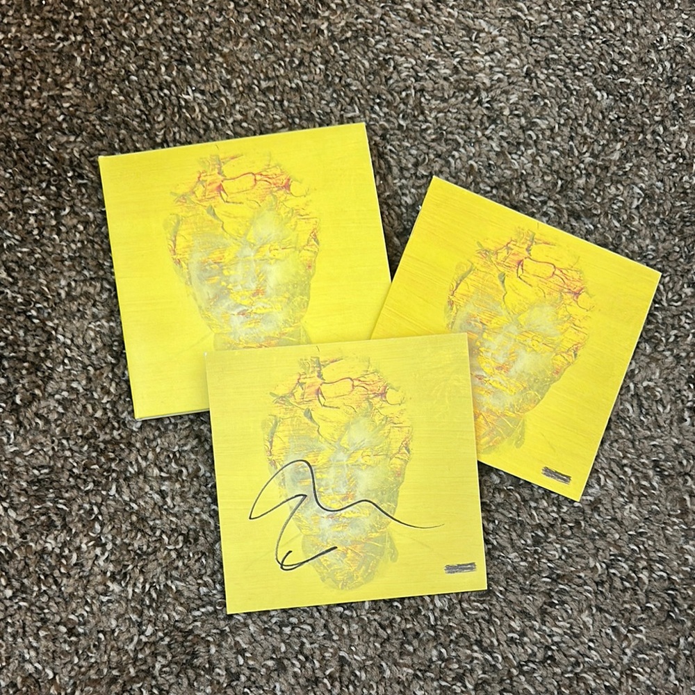 Ed Sheeran Subtract Signed Album